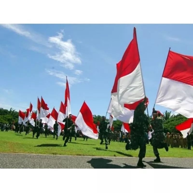 BENDERA MERAH PUTIH TERMURAH  UKURAN 80 X 120 CM BENDERA RI INDONESIA