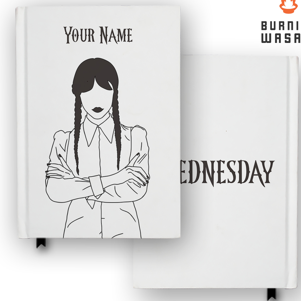 

Notebook Buku Wednesday Addams 1 Hardcover Agenda Custom Nama Diary Jurnal Agenda A5 A6