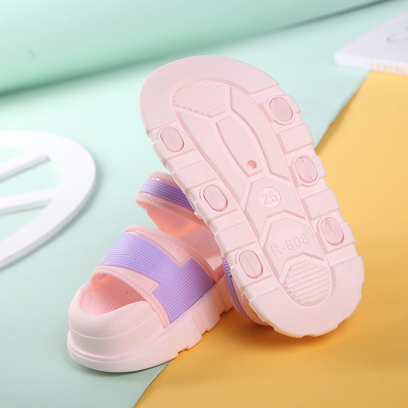 GLORYKIDZ SH21109 Sendal Gunung Anak Perempuan dan Laki Laki 1 Tahun - 8 Tahun Sepatu Sandal Anak Jelly Karet Tahun Kasual Sehari Hari dengan sol lembut Size 21-35