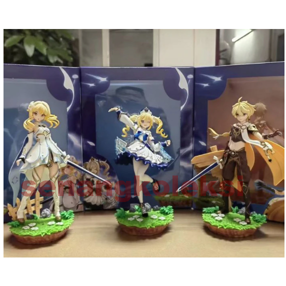 Action Figure Genshin Impact Aether Lumine Barbara