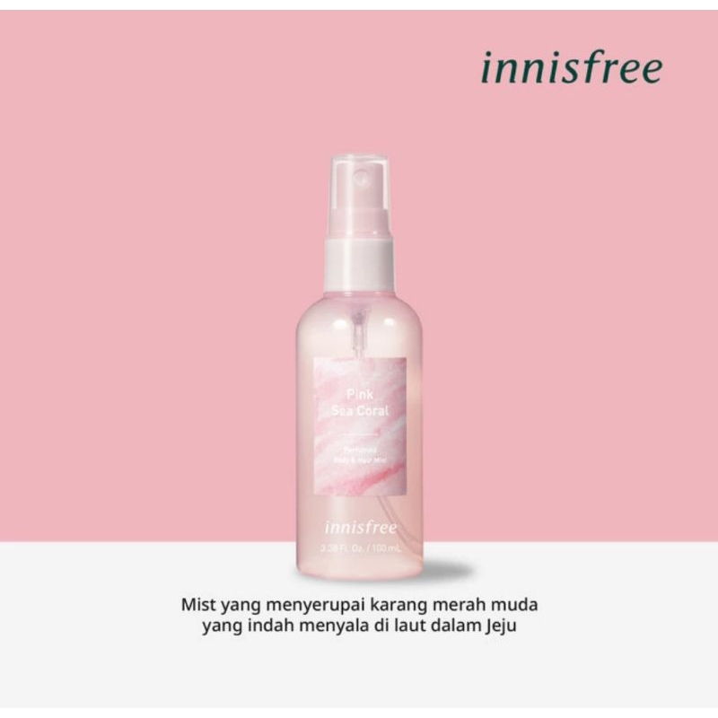 Innisfree - Perfumed Body &amp; Hair Mist Pink Sea Coral 100ml