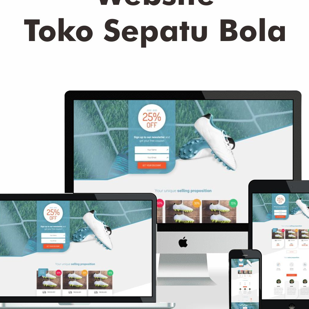 Paket Website Toko Sepatu Bola