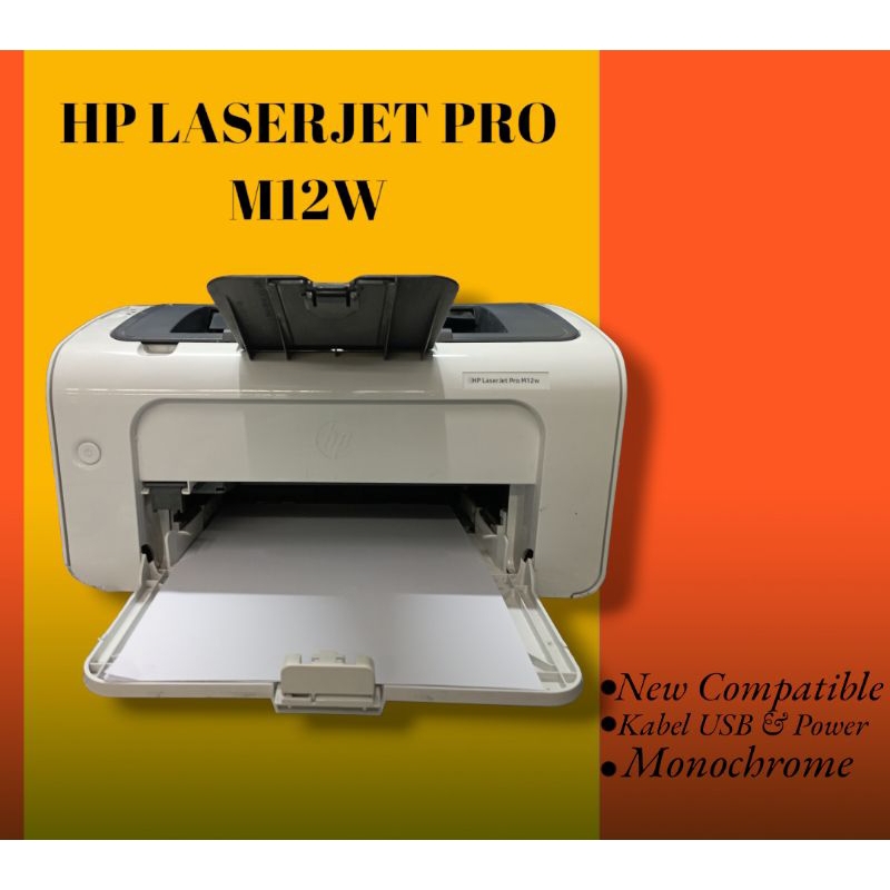 Printer Hp Laserjet Pro M12w Monochrome