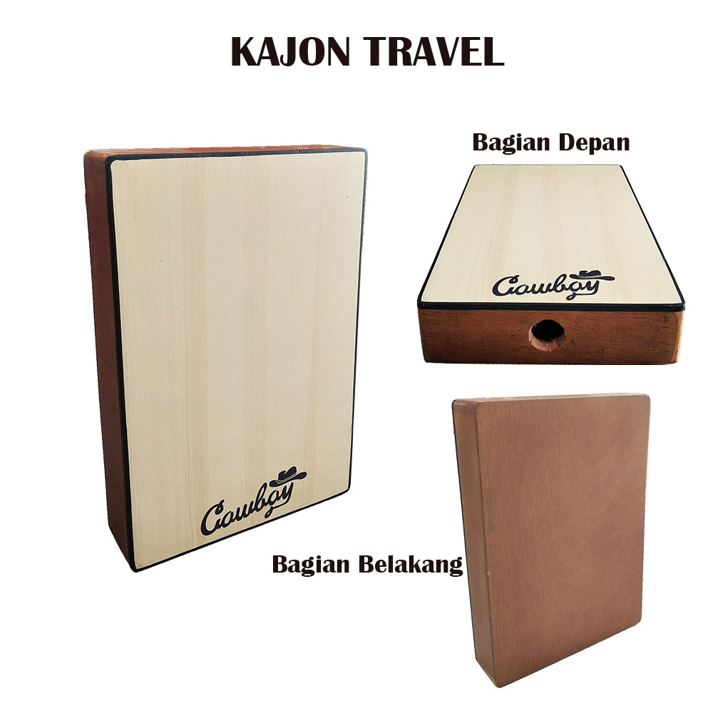 Cajon Travel Bahan Kayu Mahogani