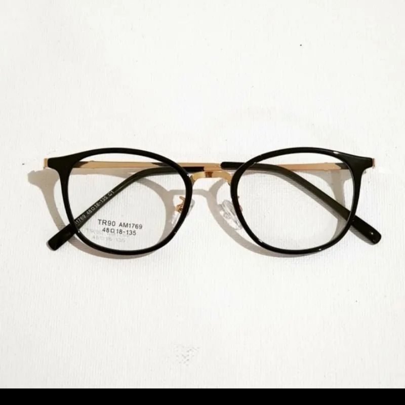 Nnkacamata Frame oval pria wanita AM1769