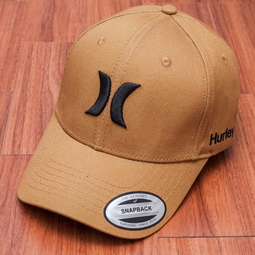 Topi Hurley Baseball Pria Import Mirror Ori