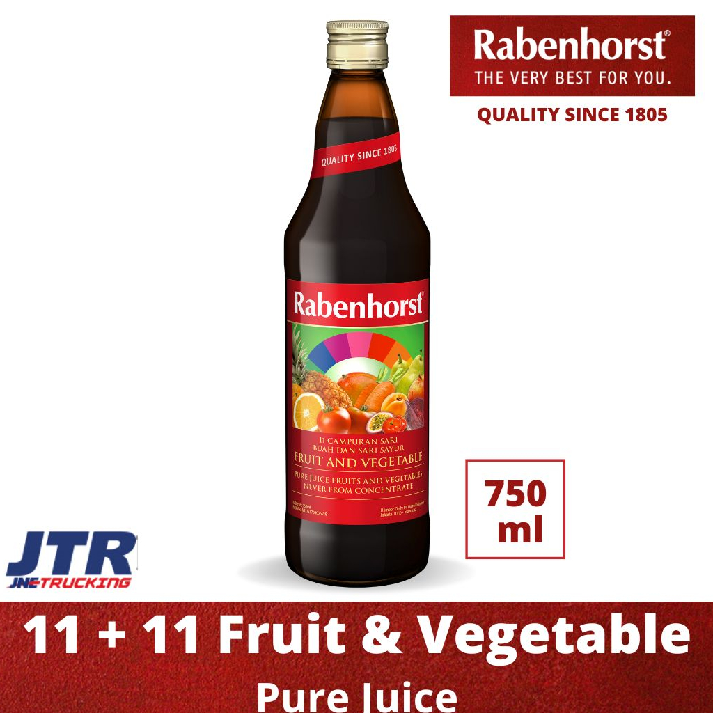 

Rabenhorst 11 Plus 11 Fruit & Vegetable Pure juice 750ml - Khusus Kirim Kargo