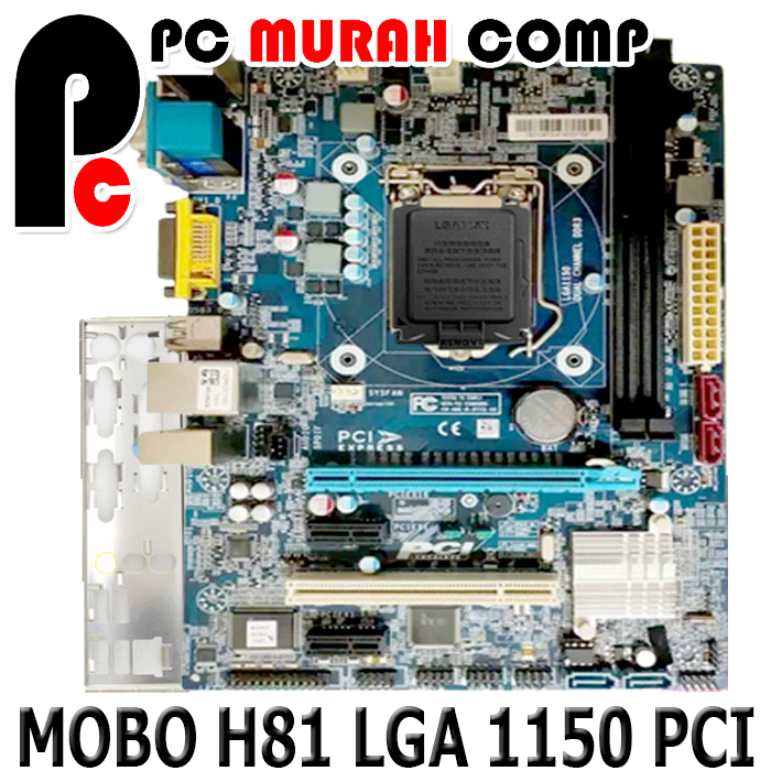 Mobo Motherboard Intel H81 LGA 1150 DDR3