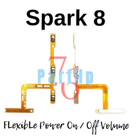 Fleksibel connector volume power On Off Spark 8 Fleksibel Flexible Flexi