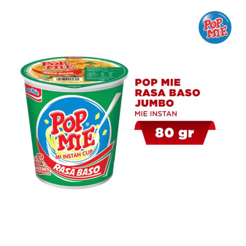 

1 pcs Pop Mie Kuah Rasa Bakso Jumbo