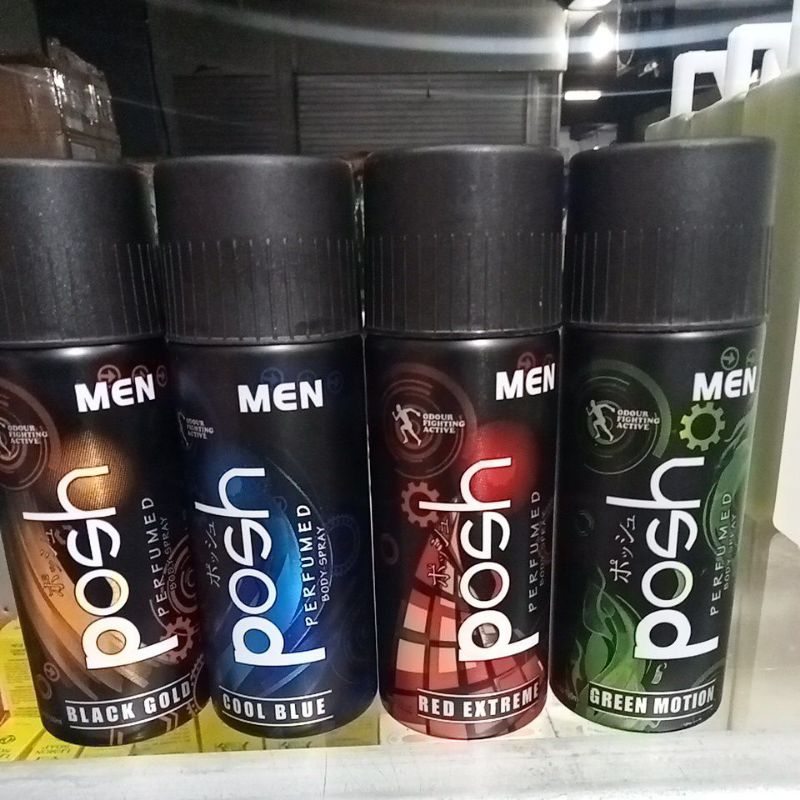 posh minyak wangi men 150ml(minyak wangi posh man)