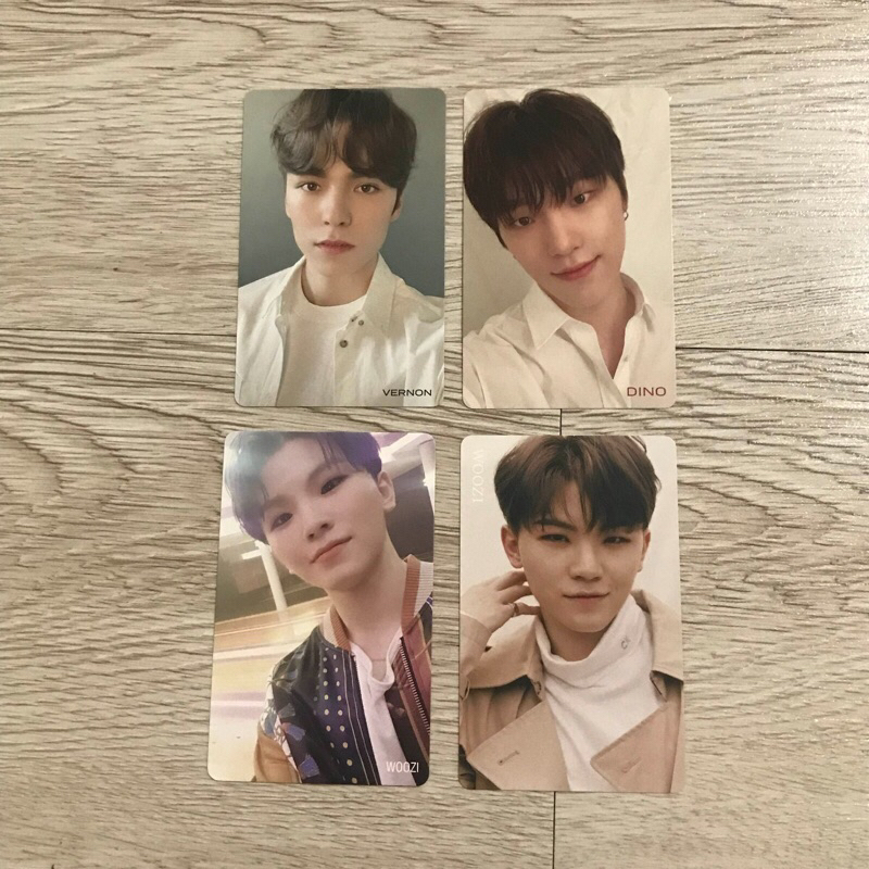 HMV Dino , Woozi , Vernon - Seventeen Photocard