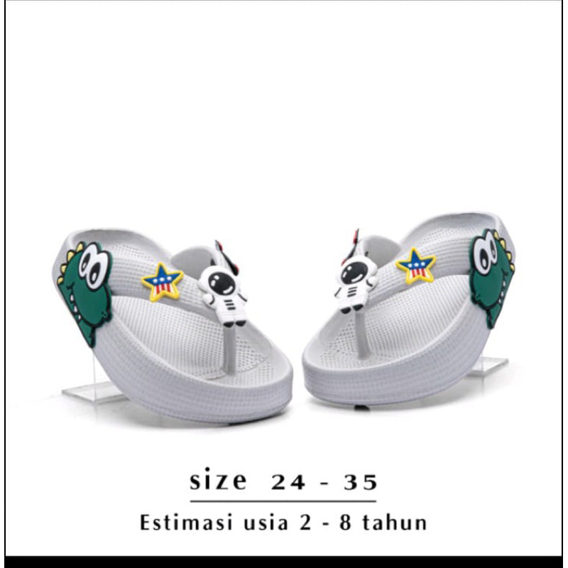 Sandal Anak Hilo’s Terbaru Sandal Jepit Anak Laki-laki Sandal Astronot / Sandal Anak Bahan Eva