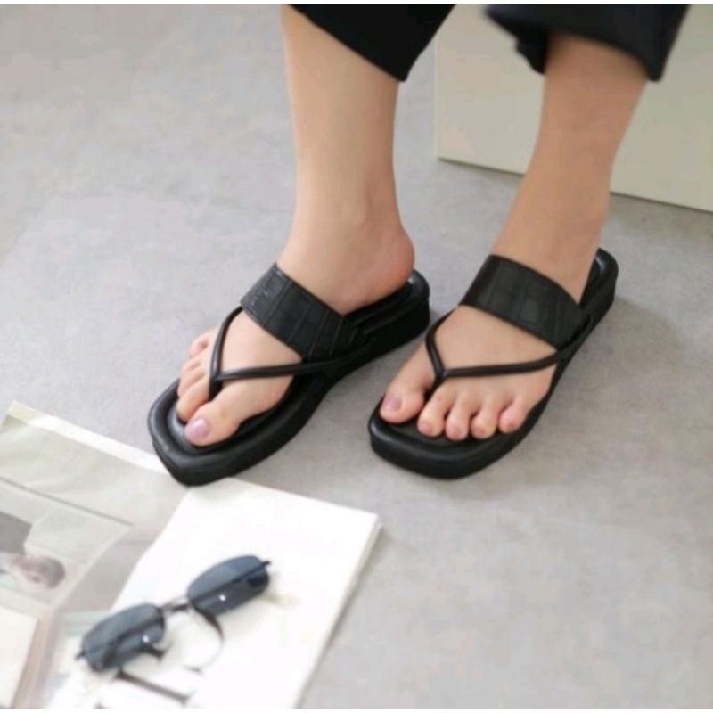 sandal wanita hanabi platfrom