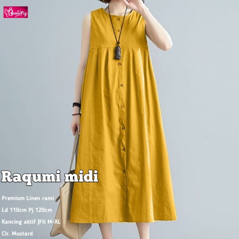 RAQUMI MIDI GAMIS WANITA KEKINIAN