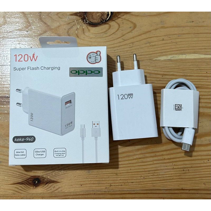 charger 120W tipe c support Vooc cocok semua hp contoh Samsung Xiaomi infinix dll