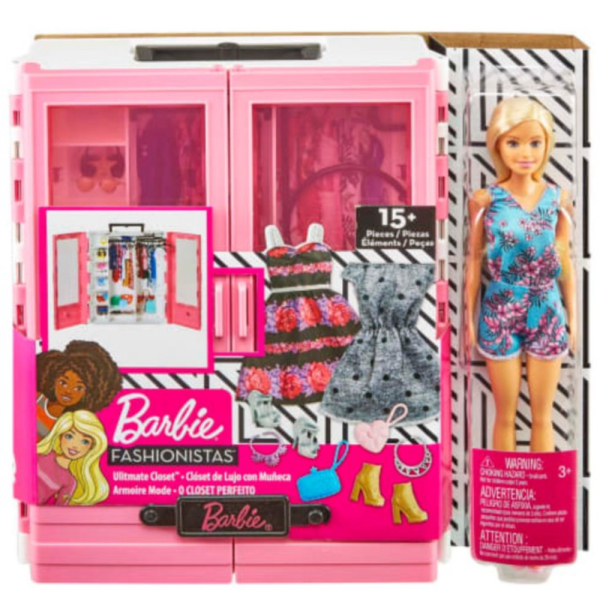 

Unik Lemari Baju Gift Set Boneka Barbie Mattel Fashionistas Ultimate Closet Berkualitas