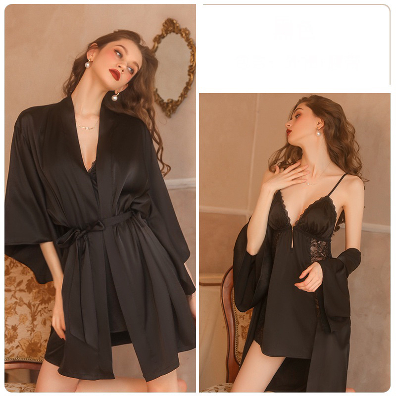 16-Sexy Lingerie dress baju sexy wanita bahan satin / Lingerie satin sexy night dress / Sexy night gown / Seserahan