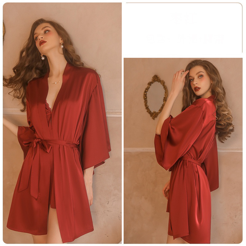 16-Sexy Lingerie dress baju sexy wanita bahan satin / Lingerie satin sexy night dress / Sexy night gown / Seserahan