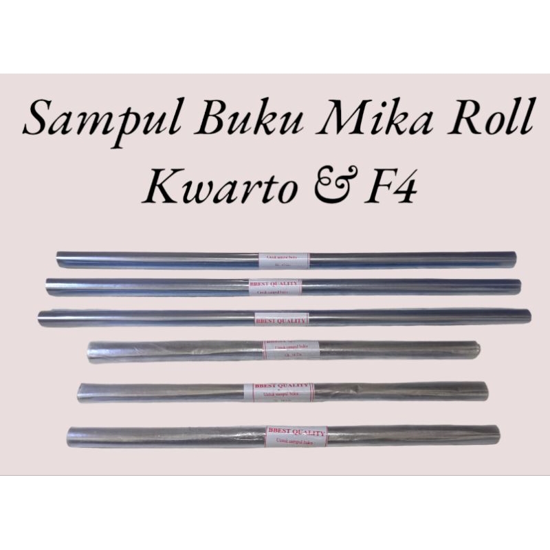 

Sampul Buku Plastik Mika Roll