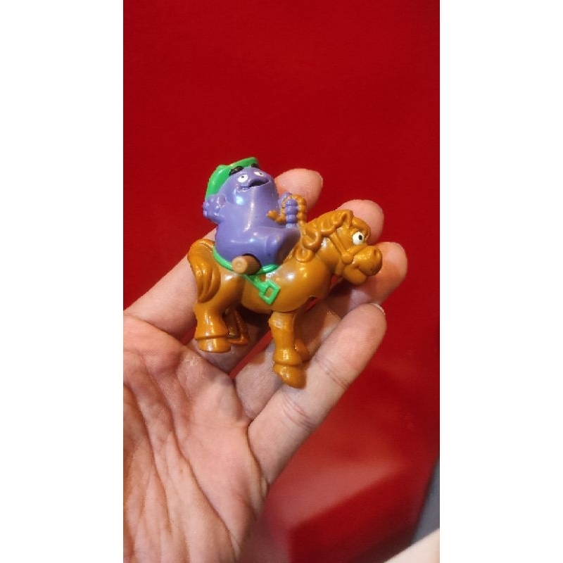 GRIMACE - Cowboy Rodeo 1995 Happy Meal Mcd McDonald Vintage Jadul Unik
