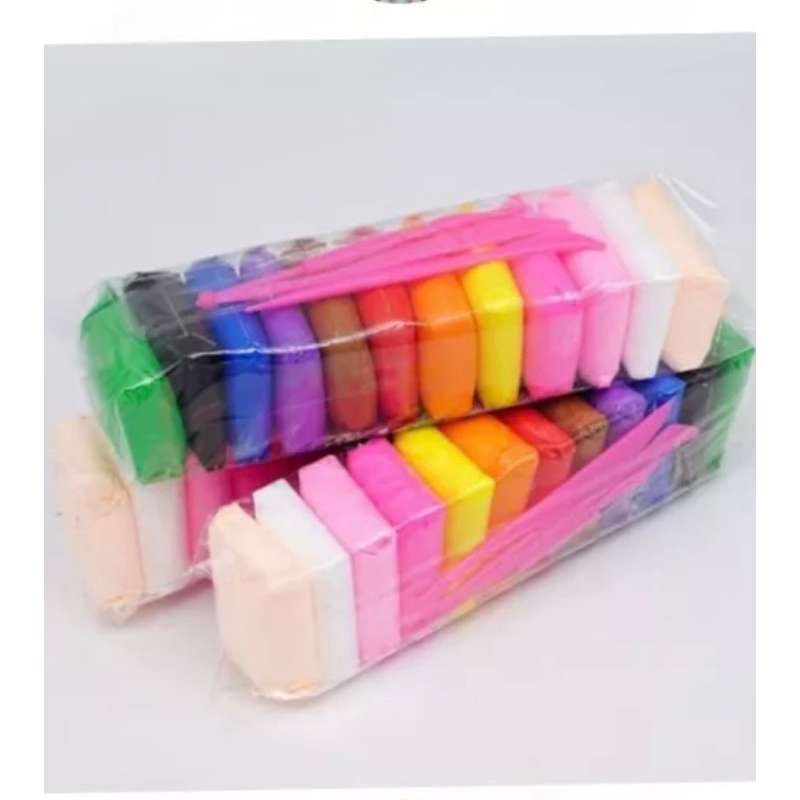 Clay warna warni anak clay