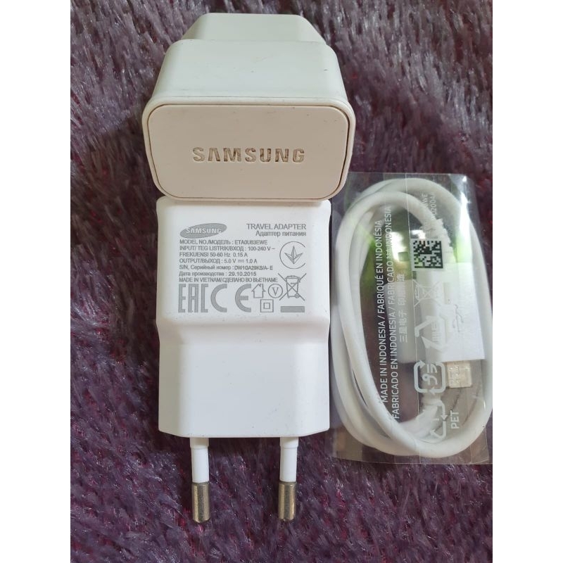 charger original cabutan hp Samsung 1A  micro USB A01 A10S dll