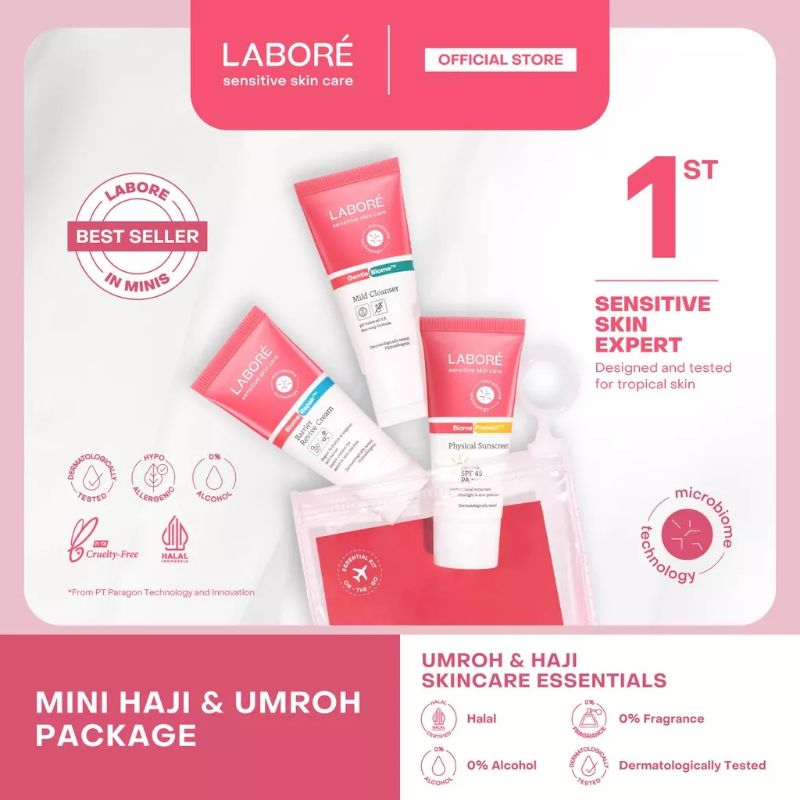 LABORE ON THE GO MINIS - TRIAL KIT UMROH MINI PACKAGE // PAKET HAJI - PAKET UMROH