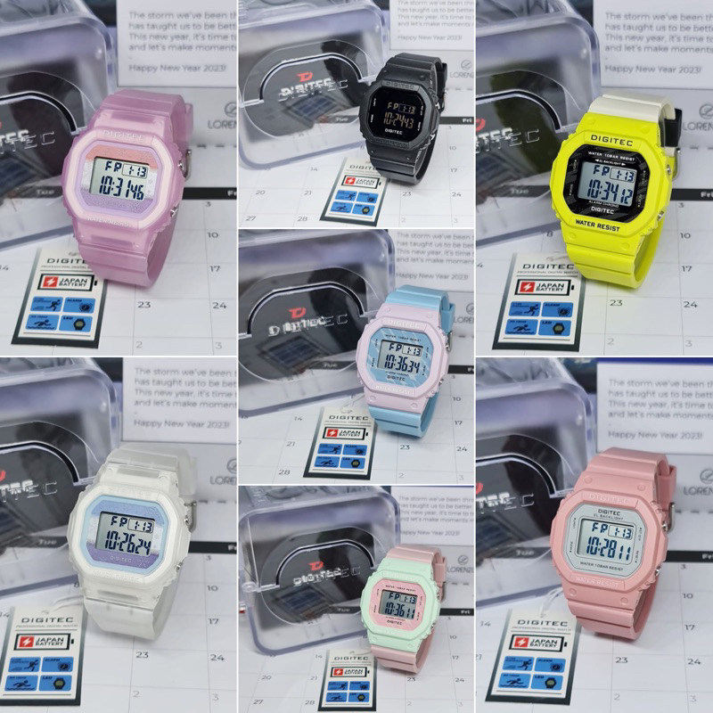 Jam tangan DIGITEC BDG 7024 / BDG 7024T Original