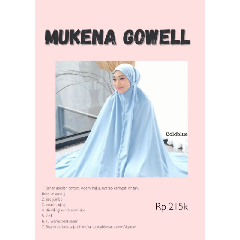 mukena gowell by dalanova