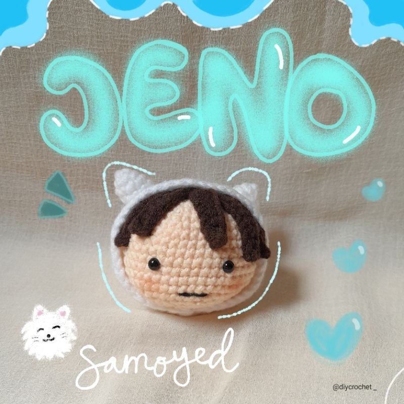 JENO SAMOYED KEYCHAIN