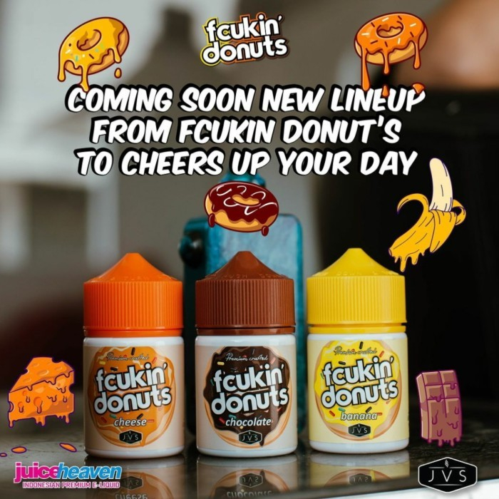 LIQUID FCUKIN DONUTS CHEESE - FCUKIN DONUT CHEESE - 60ML