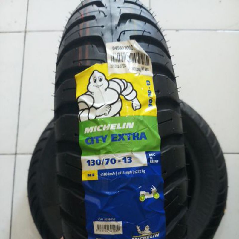 BAN MICHELIN CITY EXTRA  130 / 70 - 13 Ring 13 TL - Tubeless