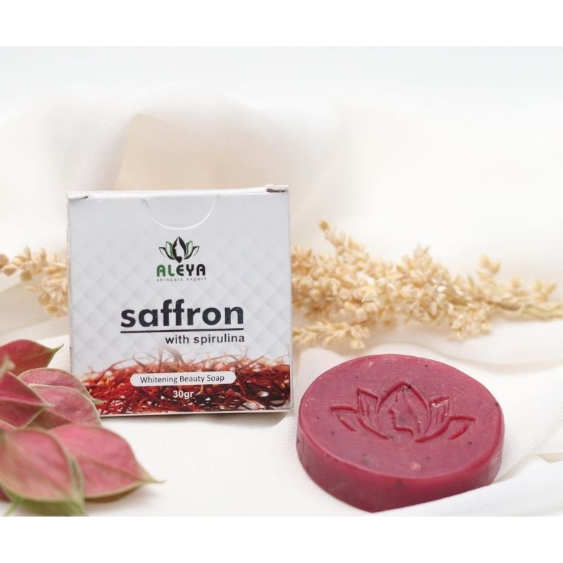 SABUN ALEYA SAFFRON WITH SPIRULINA Original BPOM