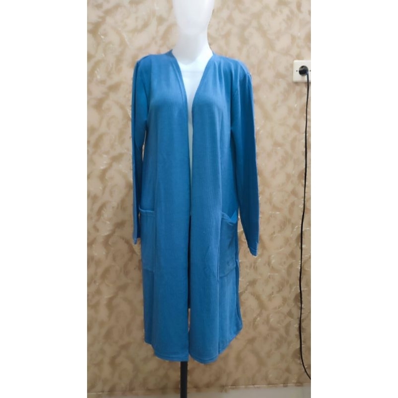 CARDIGAN SAGE / DENIM KNIT BY AQUILA