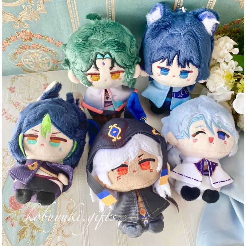 [ready + pre-order]Genshin Impact 10-12cm keychain plushie doll boneka plush wanderer scaramouche xi