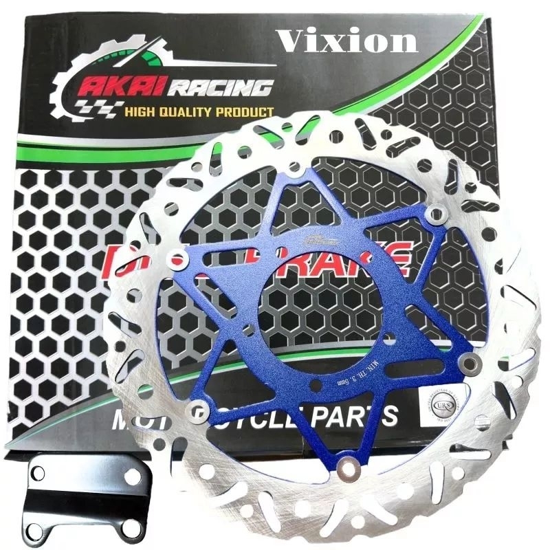 Piringan Cakram Depan Akai Racing 300MM Vixion New Vixion Old Cakram Depan Vixion Baru Vixion Lama