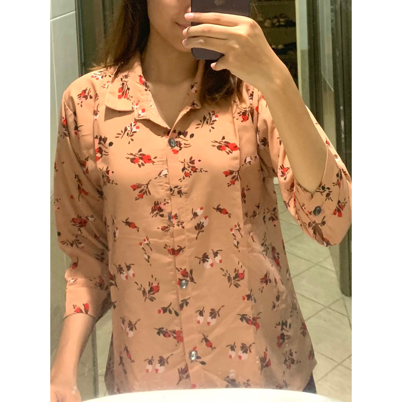 [preloved] kemeja motif