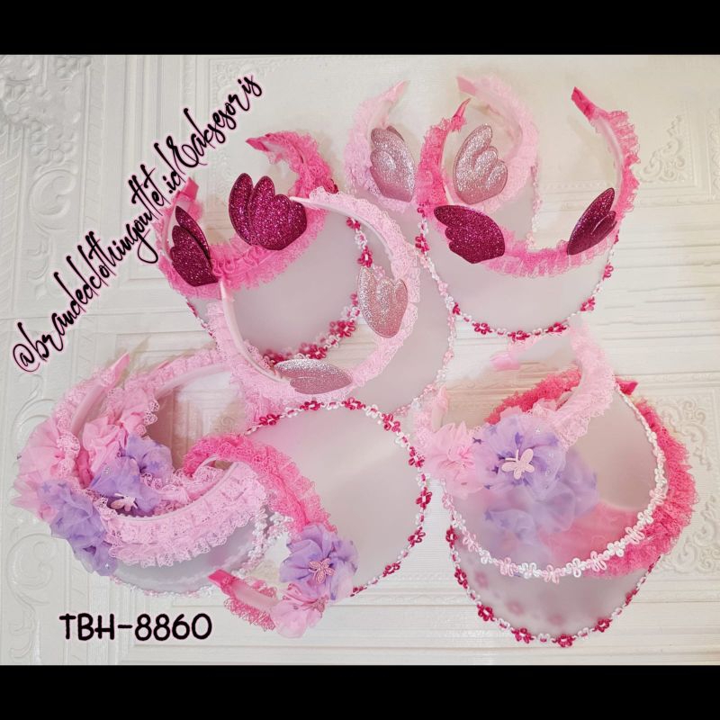 TOPI PANTAI IMPORT / BANDO TOPI ELEGANT GAYA KOREA / TOPI PELINDUNG MATAHARI - 1PCS / TBH-8860