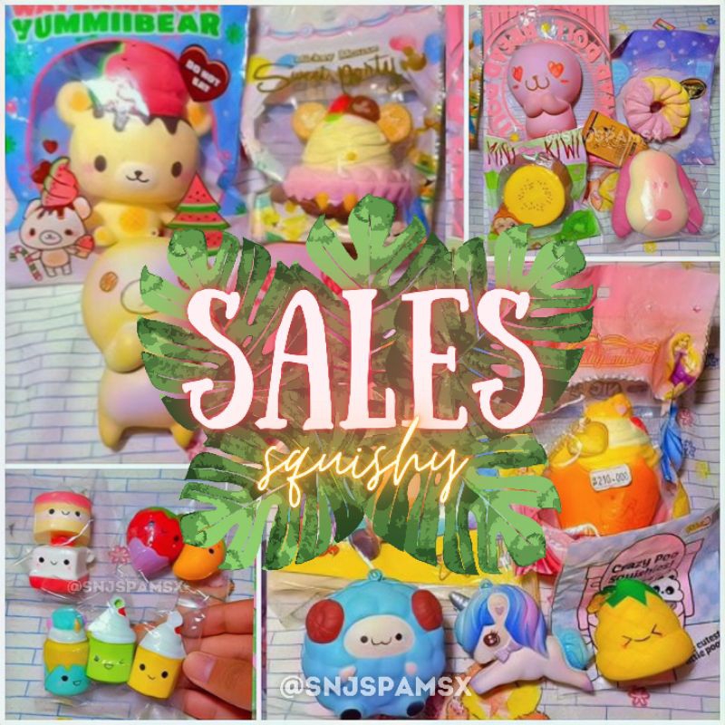 SALES SQUISHY MURAH (ibloom,cdn,disney,punimaru,nic,poli,common)
