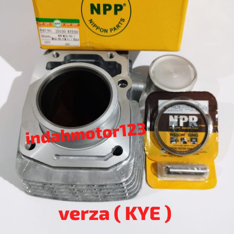 blok seher boring + piston kit crf 150 verza mega pro mono shock ( KYE ) npp