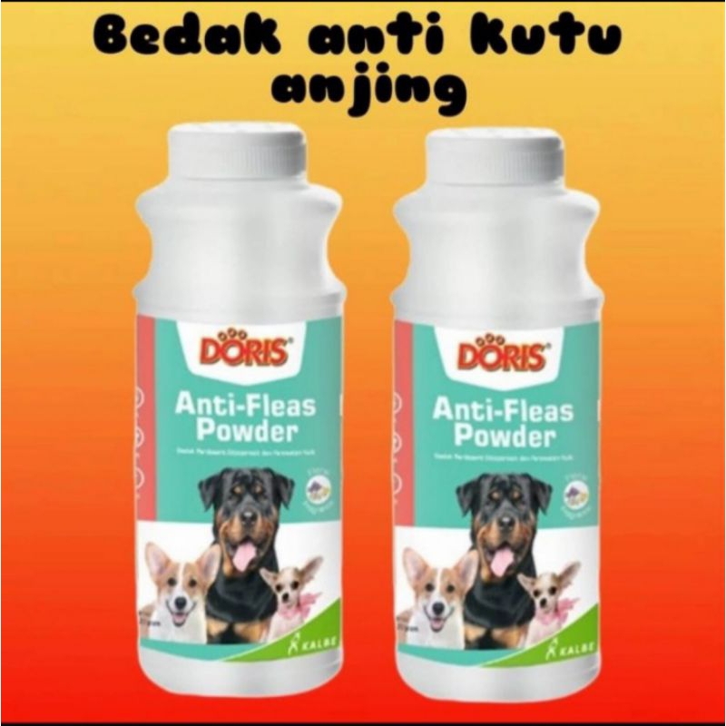 bedak doris anti kutu kucing dan anjing 100gr