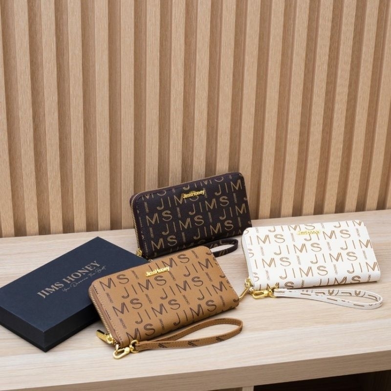 Jimshoney Keiza Wallet Original Jims Honey Termurah - Dompet Lipat Panjang Free Box - Dompet Kartu