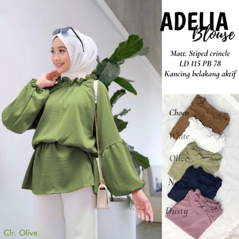 ADELIA BLOUSE WANITA TERBARU