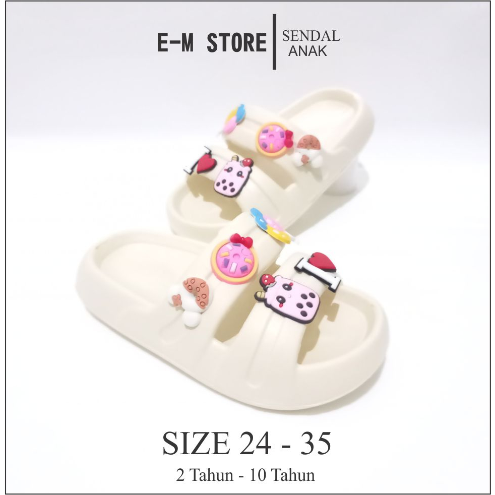 SENDAL ANAK LUCU / SENDAL ANAK SELOP / SENDAL ANAK BERMOTIF / SENDAL ANAK PEREPMUAN / SELOP ANAK TERBARU
