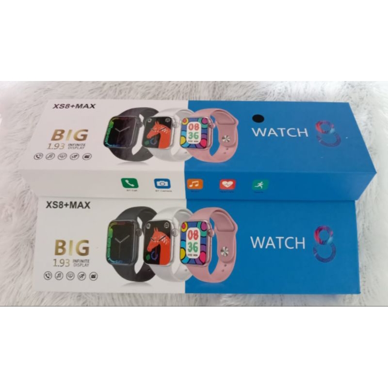 XS8+MAX SAMSUNG / Jam Tangan Bluetooth Smartwatch / Waterproof / Full Touch Screen / wanita/ pria