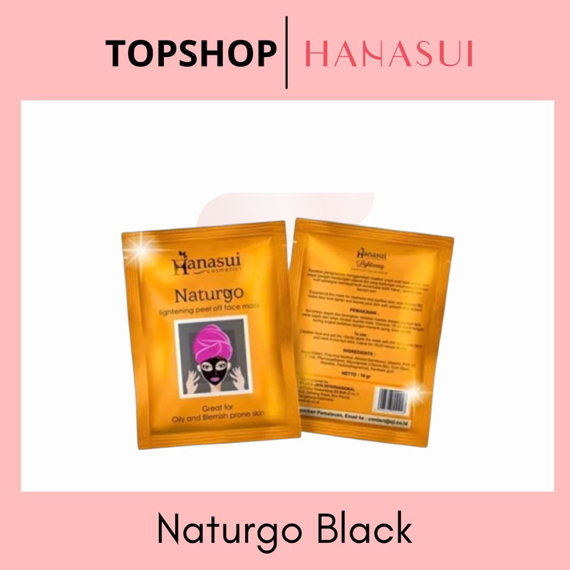 Hanasui Naturgo Mask Black