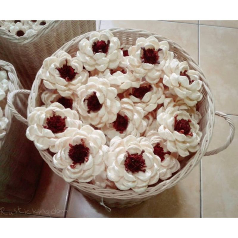 Hiasan Bunga Kering klobot jagung