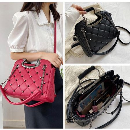 Tas Import Fashion Wanita Bahan Kulit / Tas Selempang Fashion Sling Bag