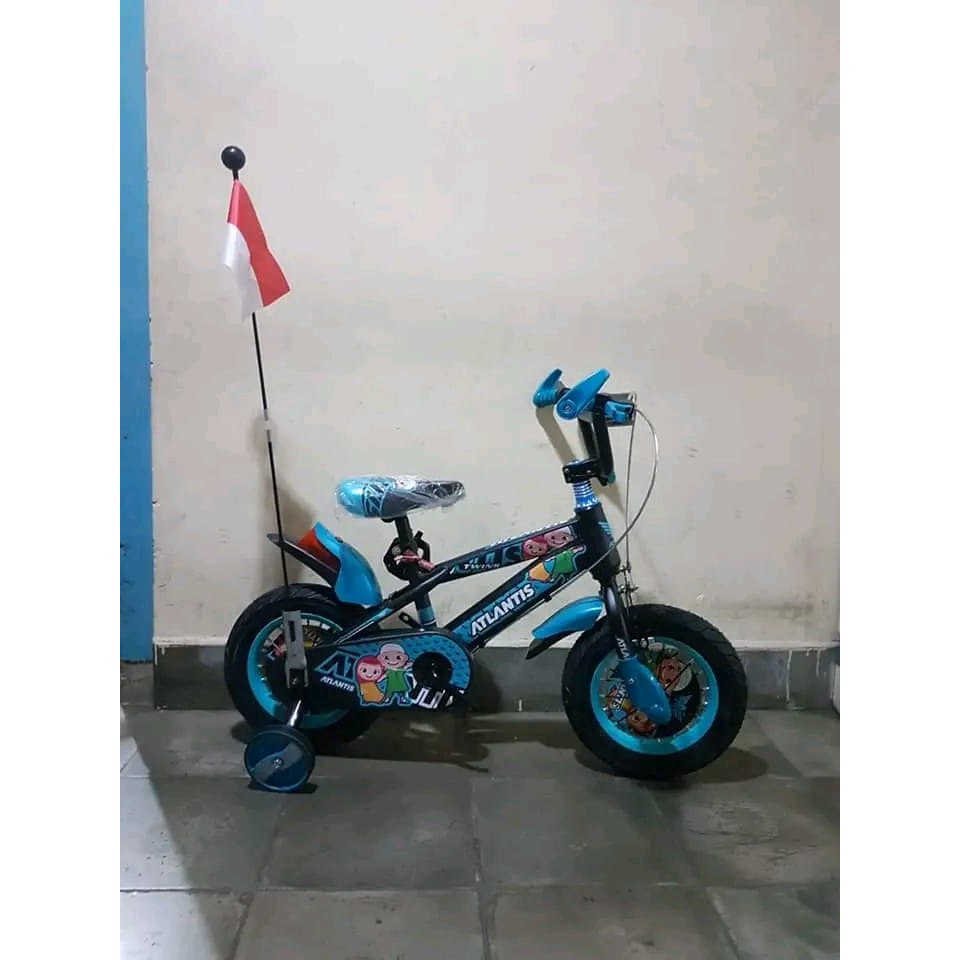 sepeda anak 12 ban jumbo ATLANTIS MODEL TERBARU ADA MUSIK DAN LAMPU BMX 12 ATLANTIS SPARTA SEPEDA